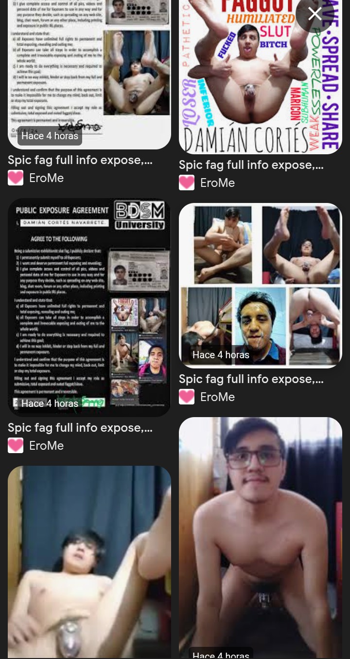 Pathetic mexican f*g ruined exposed