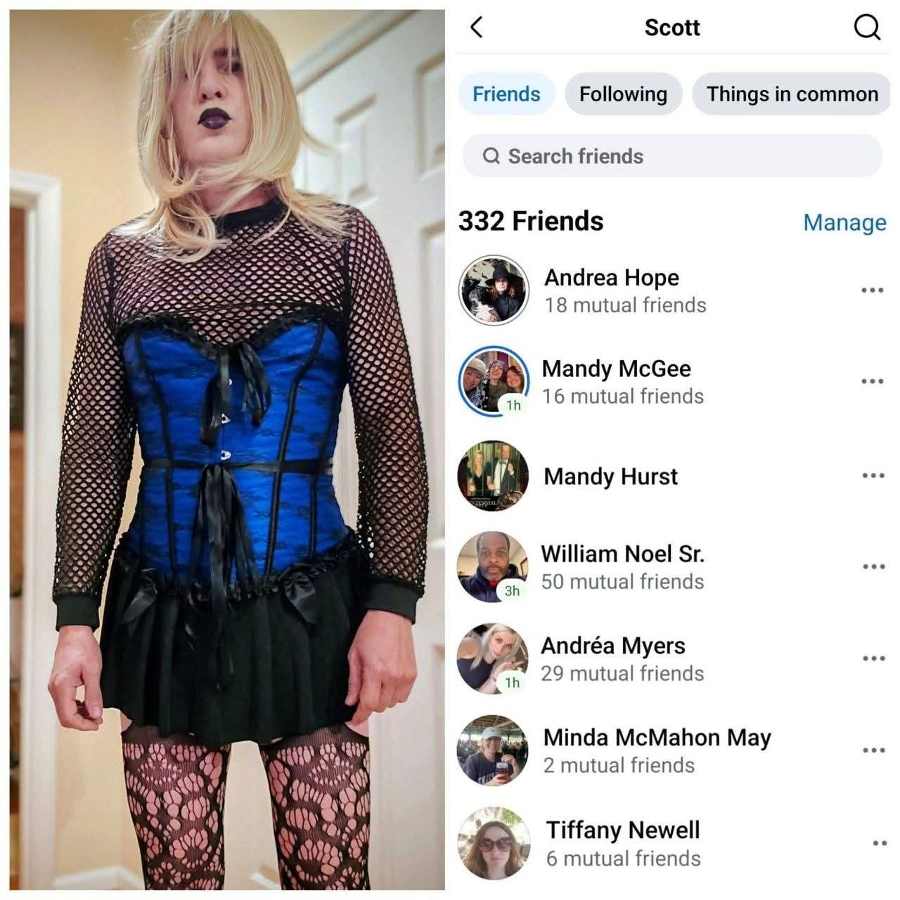 Quick Risk:  Facebook exposed sissy from Virginia