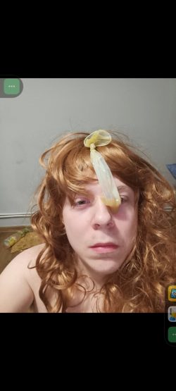 Blackmail this sissy wh*re