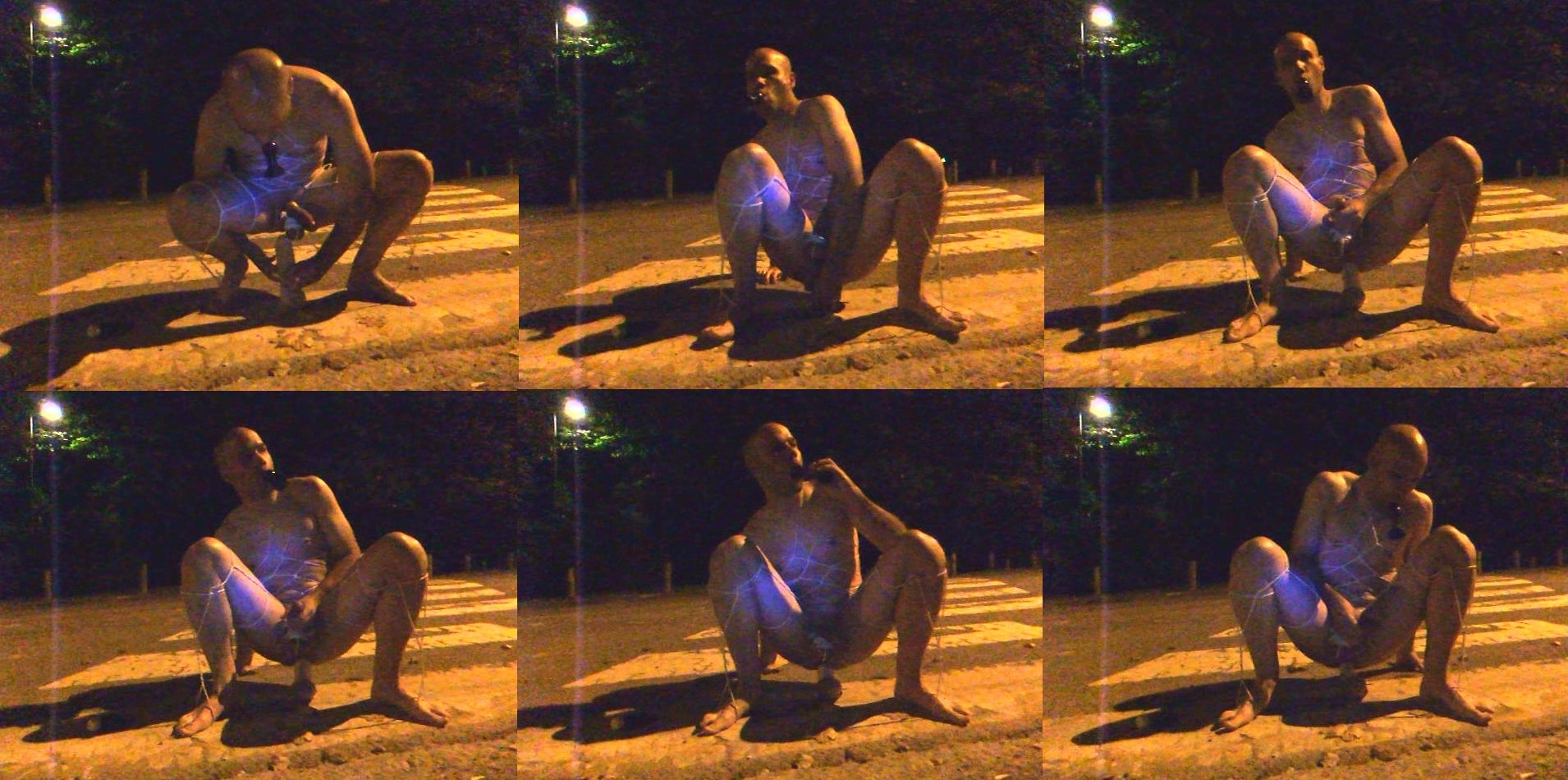 using dildo outdoors