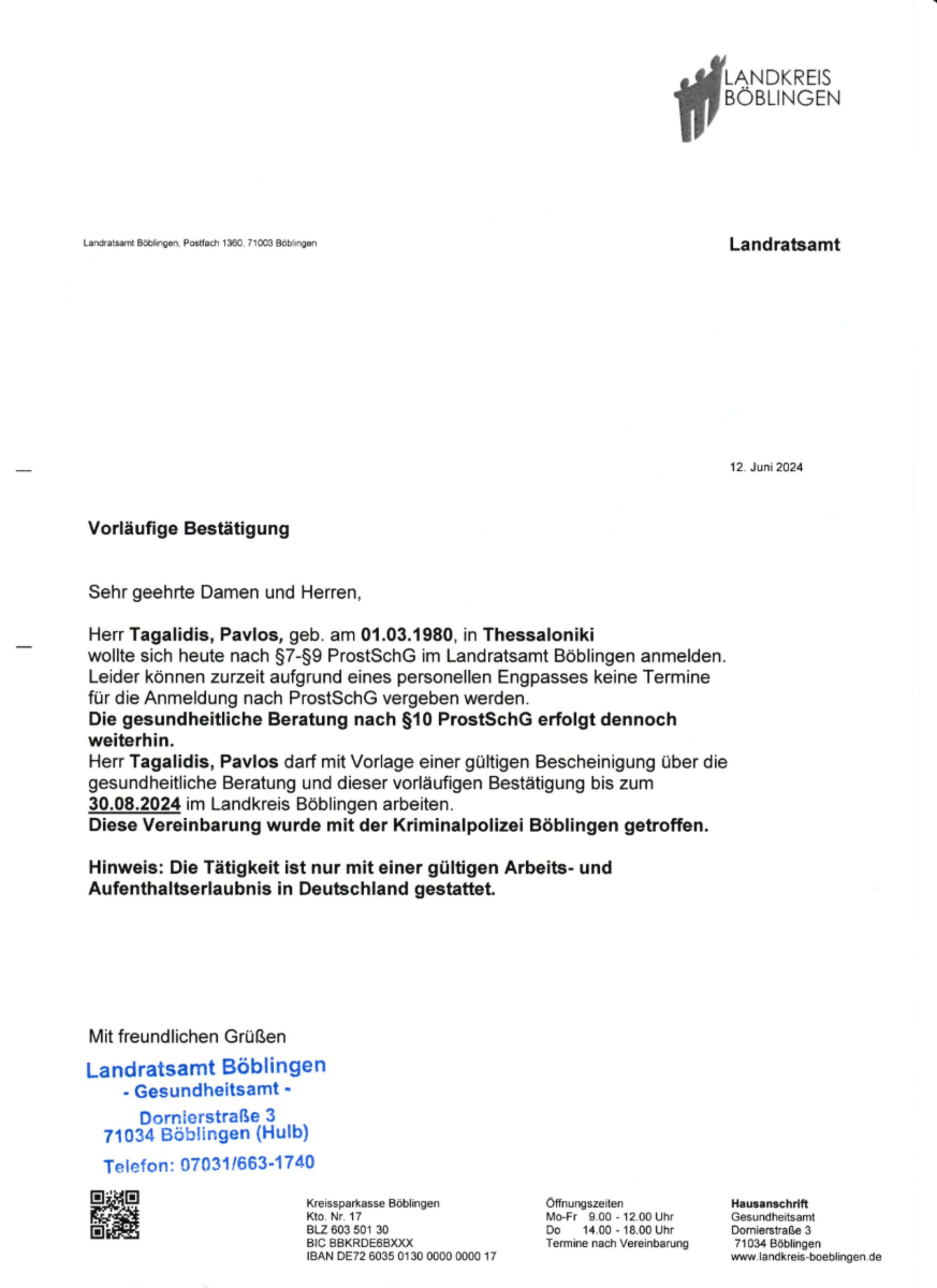 Pavlos der Prostituierter