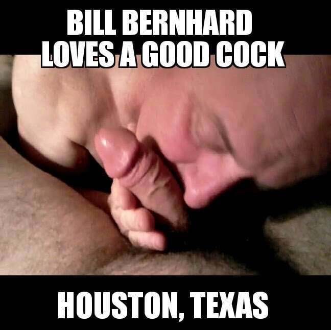 Bill Bernhard Enjoying Sucking cock in Houston, Texas