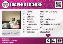 Matthew Danbury Diaper License