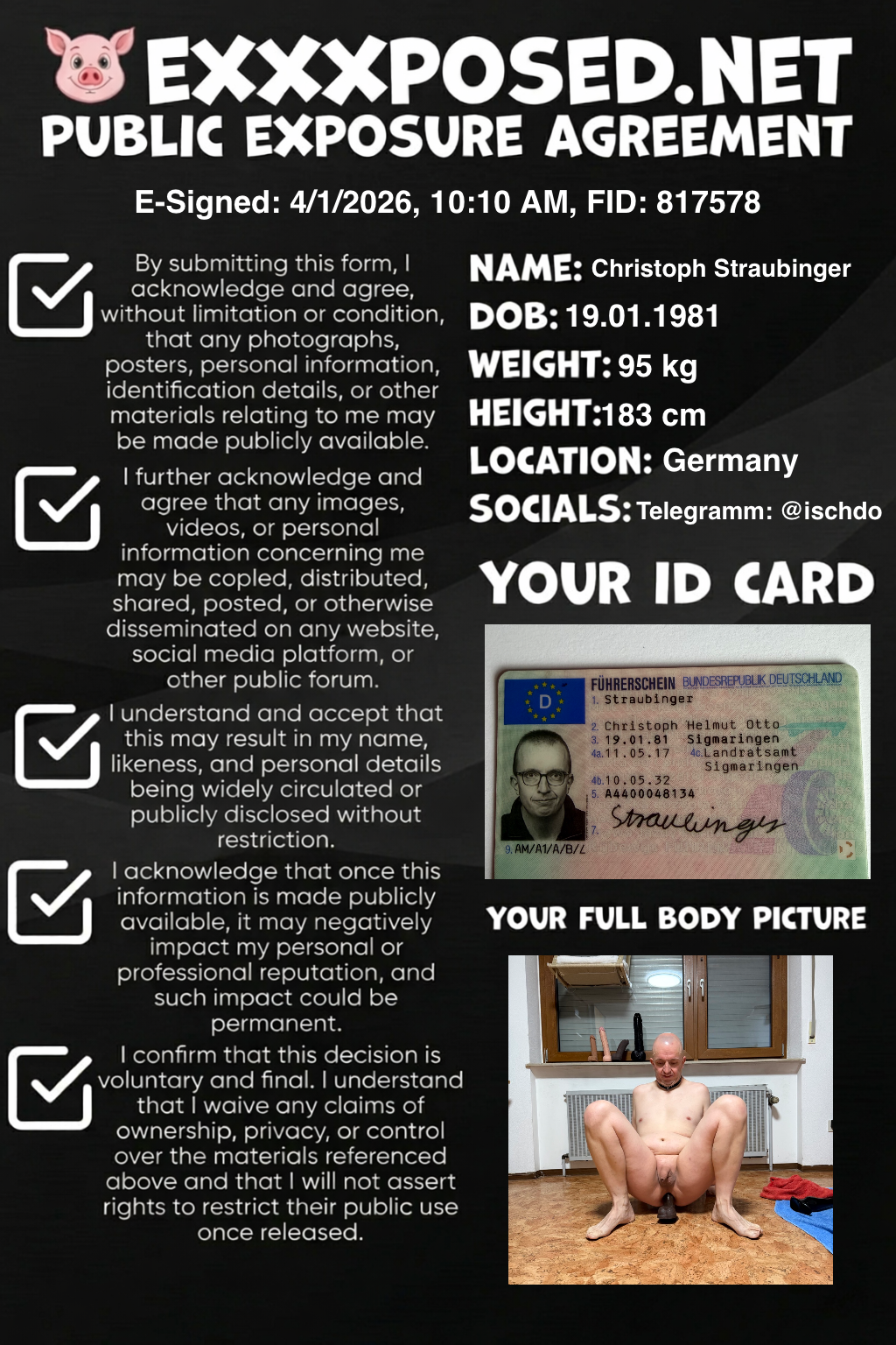 f*gott Christoph Straubinger Nude  – Your Default Title