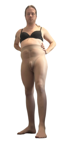 Maxi Müller in Strumpfhose