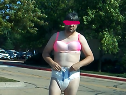 ~ Public diaper sissy exposed