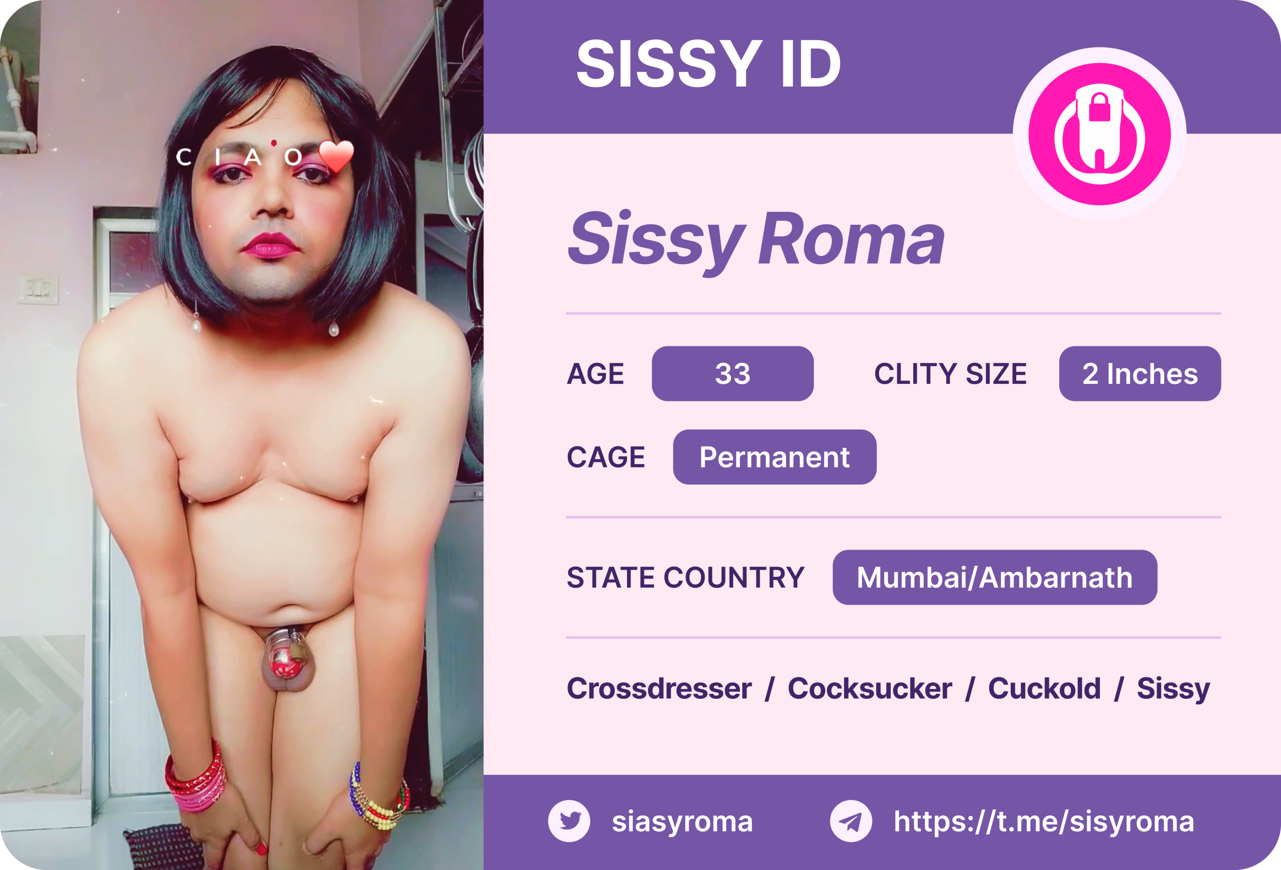 Sissy Roma needs Exposure