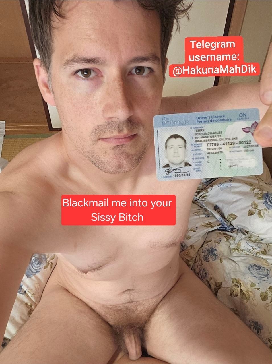 Blackmail me into your techdom sissy Bitch