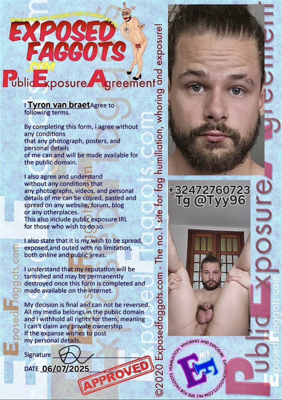 Tyron van braet 29y from Belgium to control, blackmail asf
