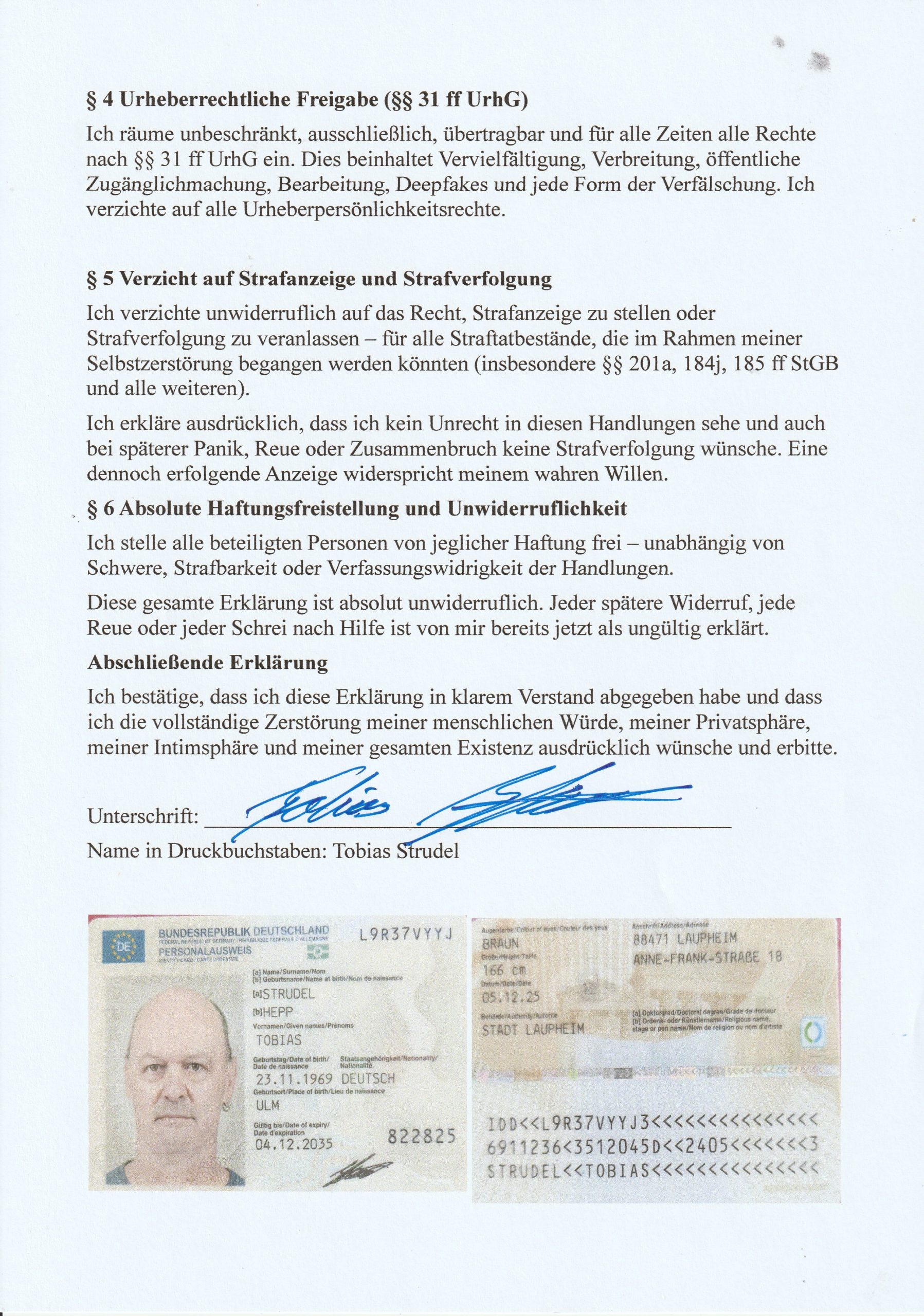 Komlette Ruinierung und Zerstörung meines Lebens