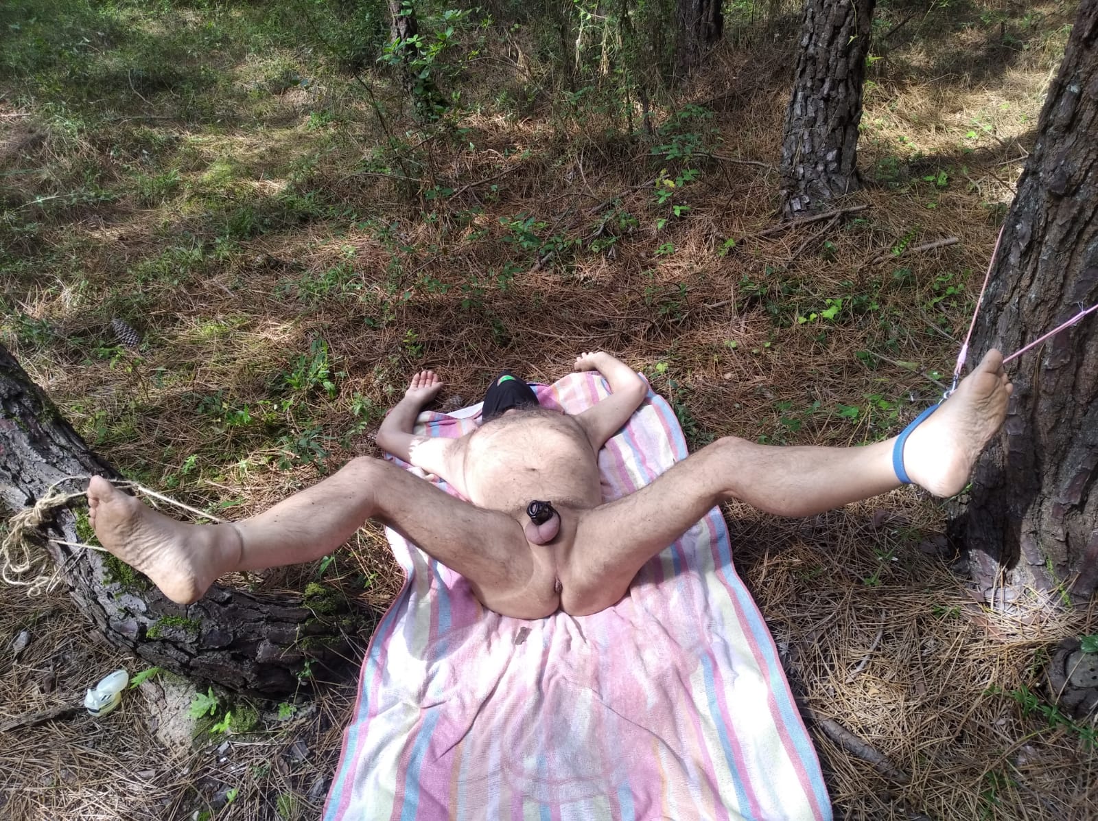 slave4udom public exposed in the street and wood