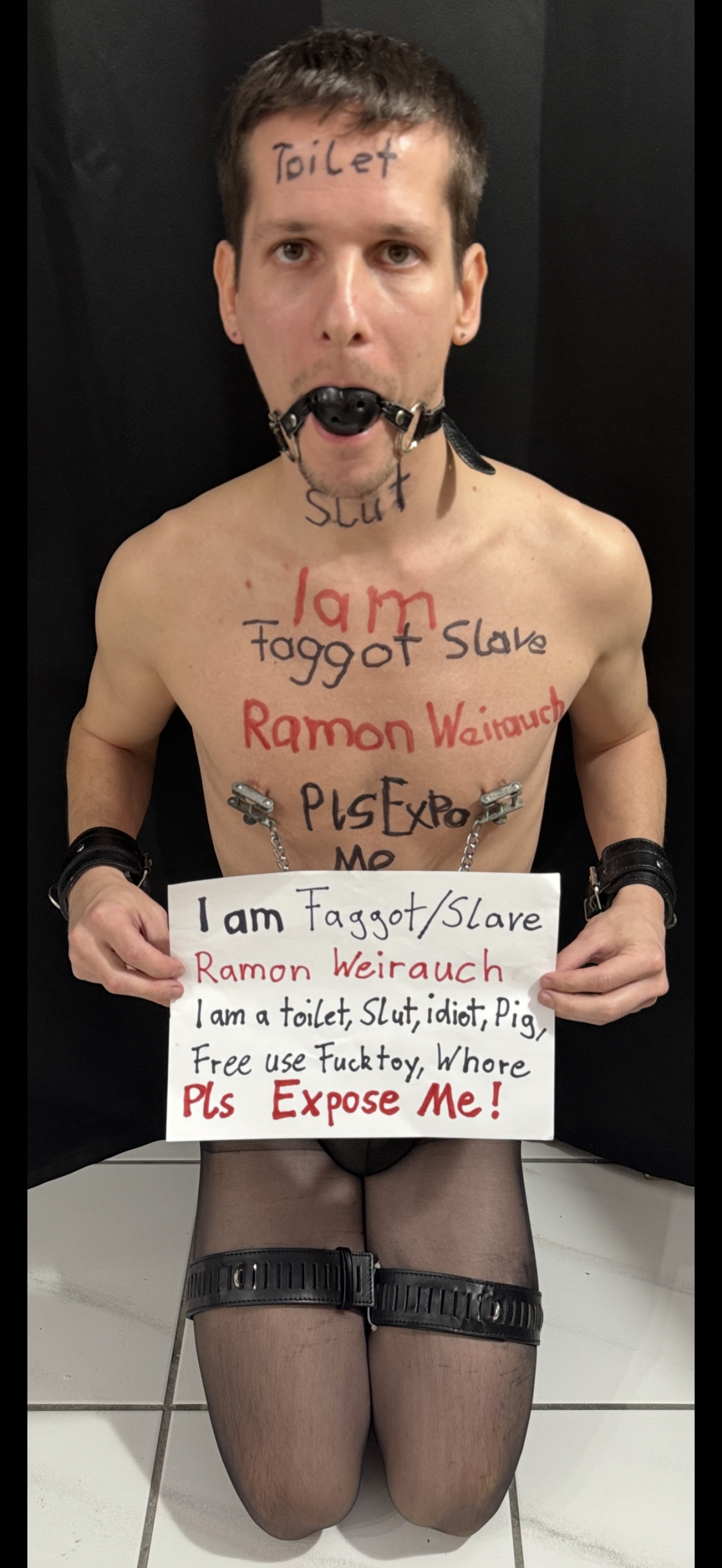 I am f*ggot Ramon Weirauch