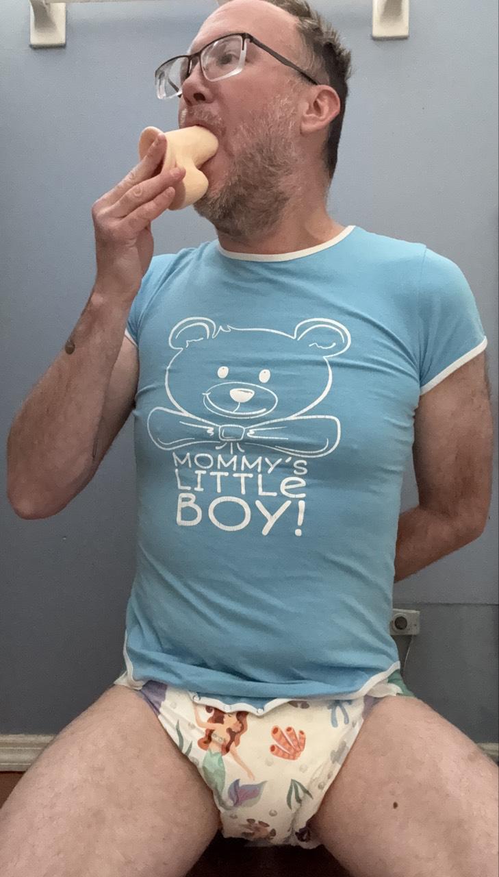 Extends = diapers and chastity