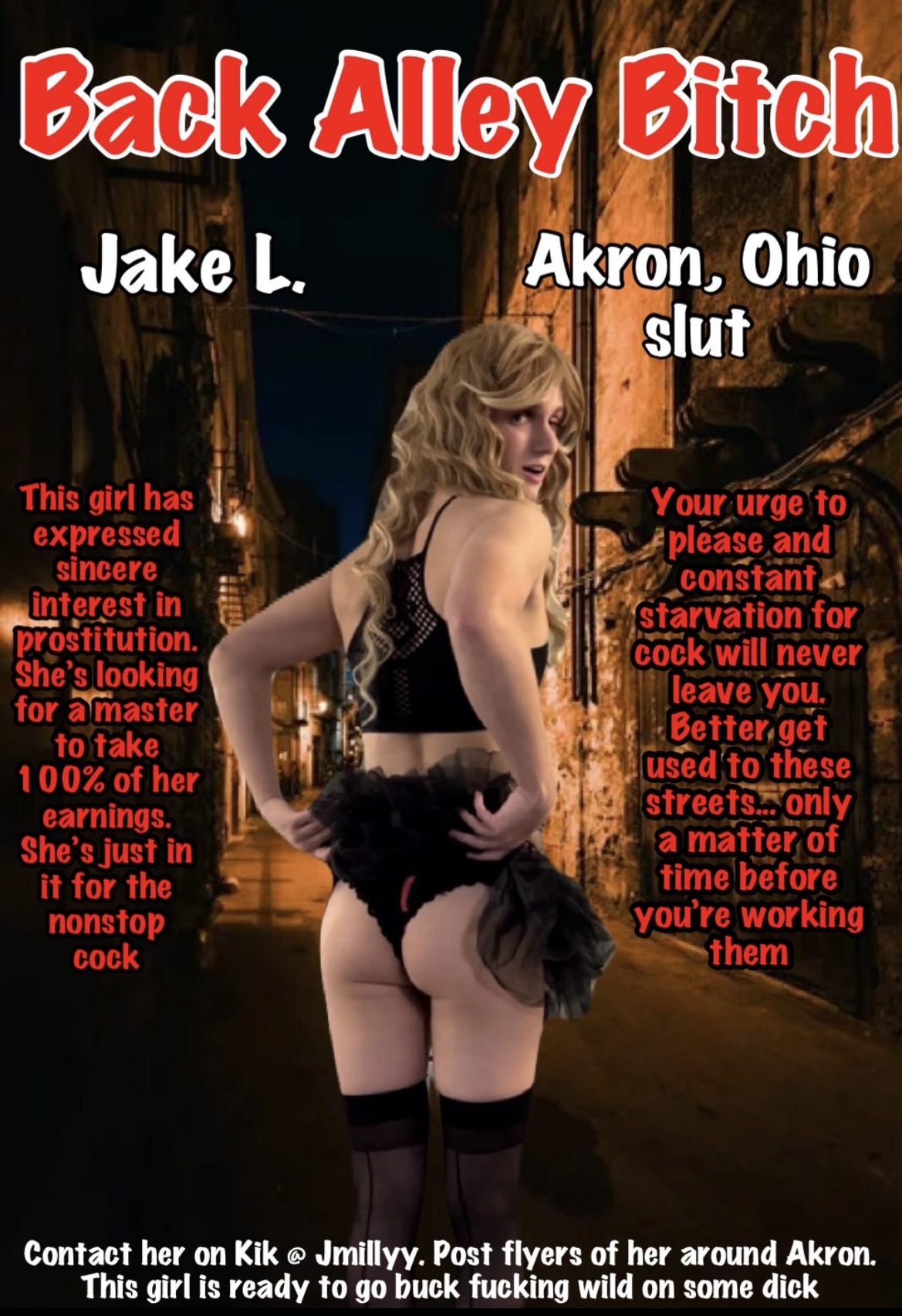 Captions for sissy bimbo Jake