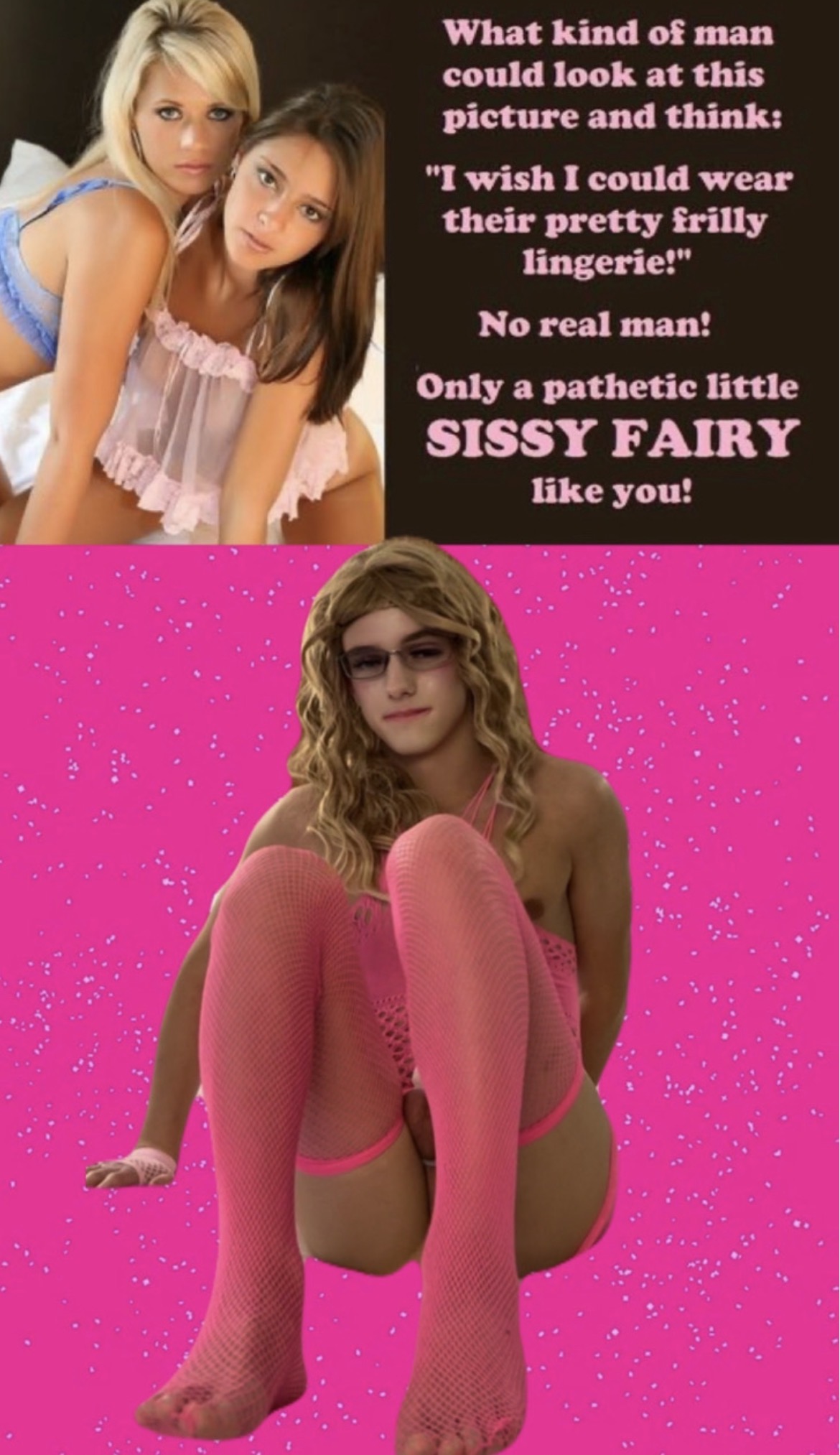 Captions for sissy bimbo Jake