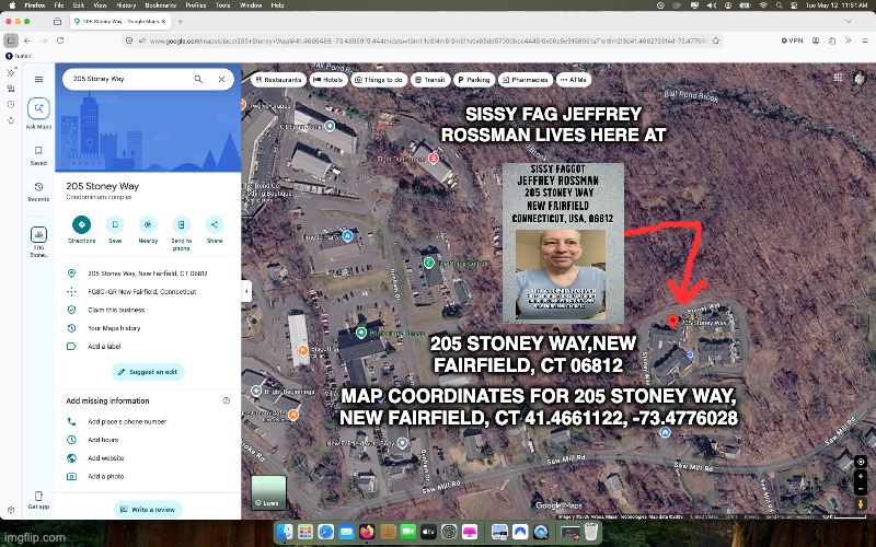 sissy f*ggot Jeffrey Rossman – Your Default Title