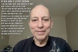 JEFFREY ROSSMAN FROM NEW FAIRFIELD, CT NAMED AND PUBLICLY OUTED AS A SISSY