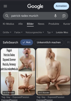 Exposed on Google. I‘m so fucked that this makes me horny