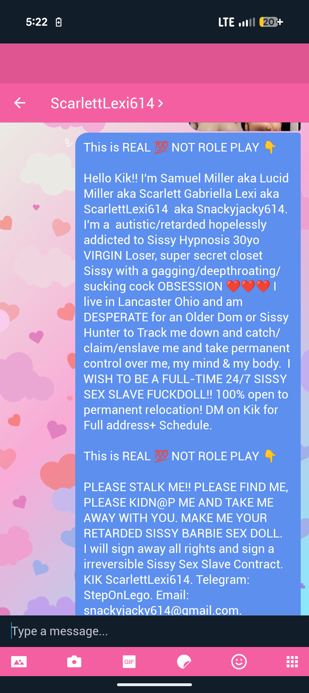 r*tarded 30yo VIRGIN Sissy Cocksucker seeks a LIFE SENTENCE in Chastity