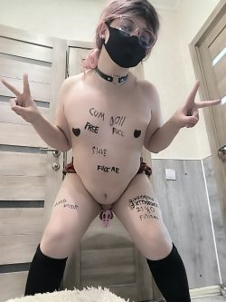 ~ exposed xrosedevil sissy websl*t slave bodywritting humiliation