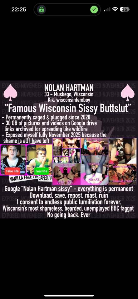 Desperate Daddy-Issues Wisconsin Sissy Craves Public Humiliation and Ruin –