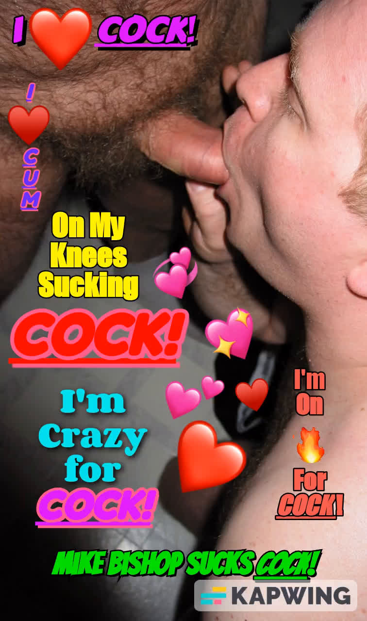 I’m a COCK-Addicted CUM Junkie!