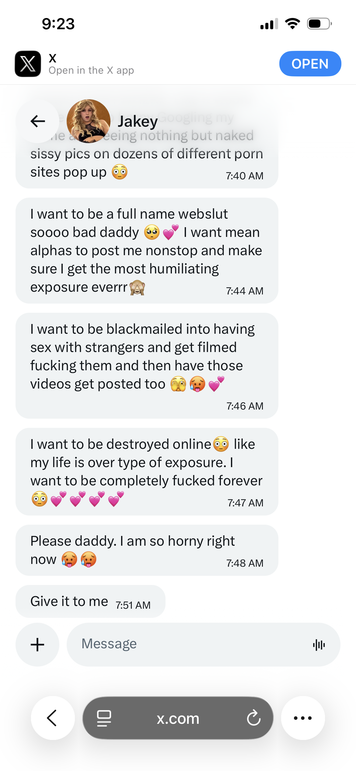 Created a Public Fuckslut Agreement + first signature from exposed sissy