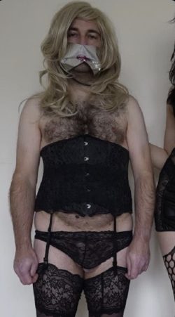 Feminised, humiliated and exposed by mistress