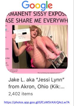 Blackmail sissy