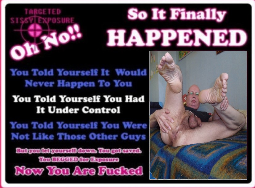 old f*ggot expose ass and feet
