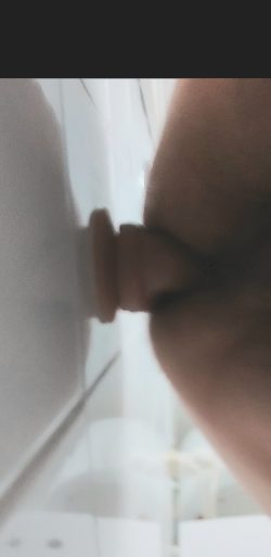 Submissive showing his ugly body