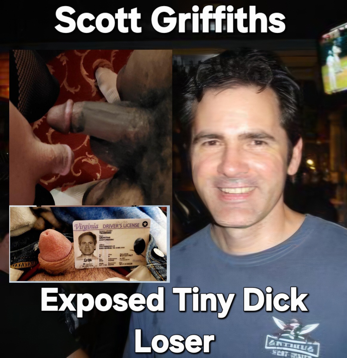 Scott Griffiths exposed tiny dick loser