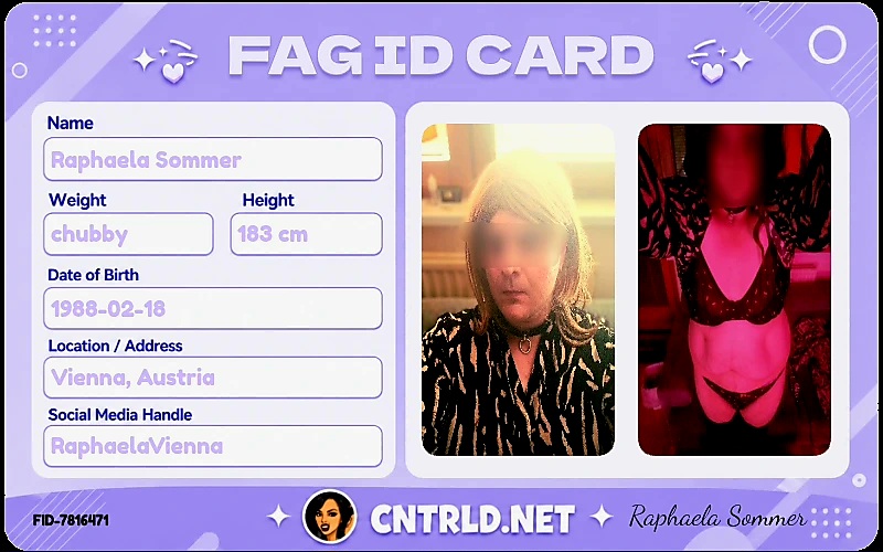 Raphaela PEA, ID Card and Pics