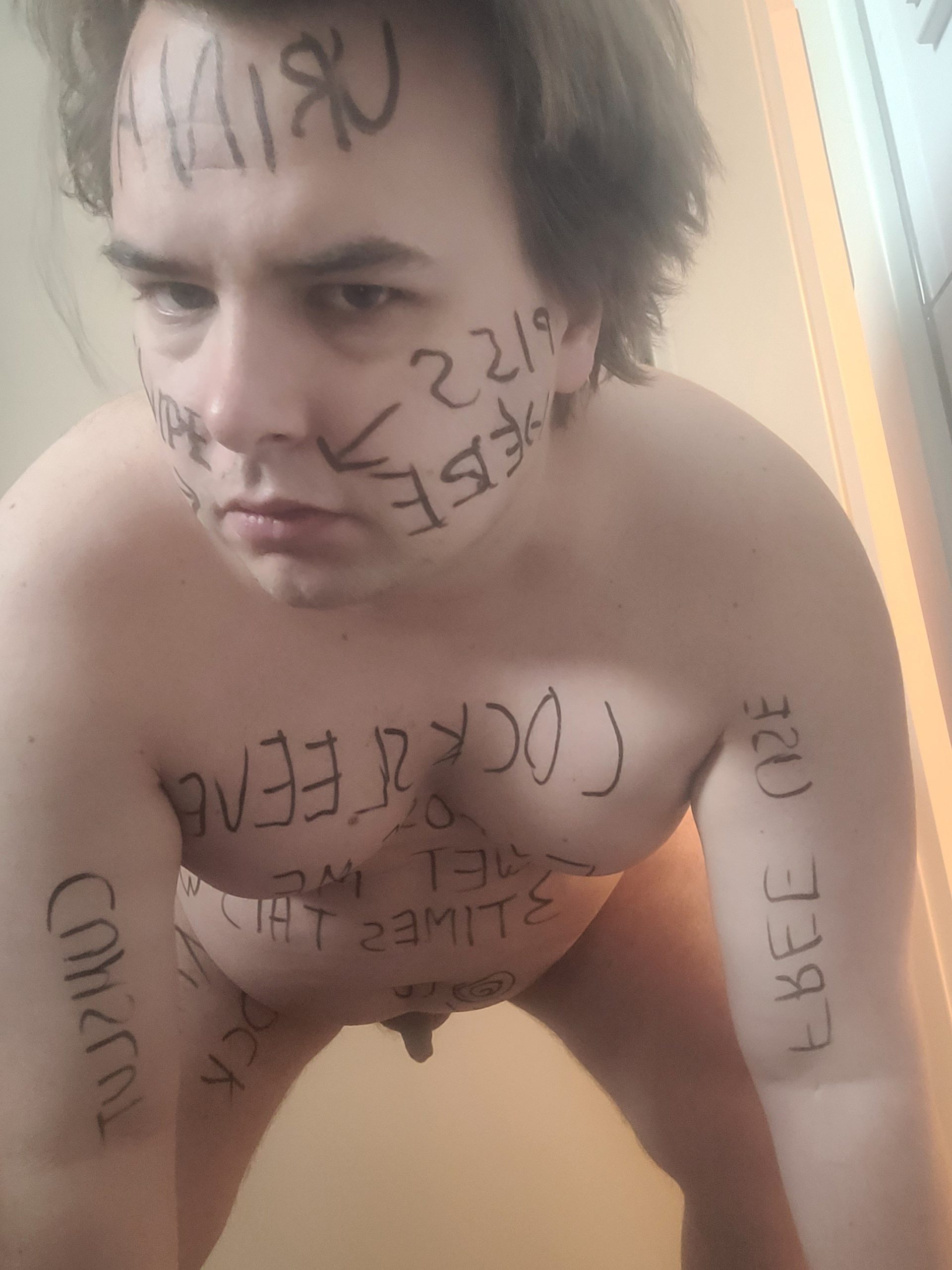 ~ German Bodywriting sl*t