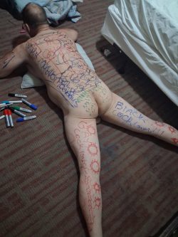 Being a canvas for people online to mark me up
