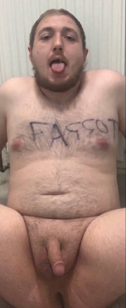 Closet virgin f*g begging to be gay!