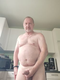 Nude in the kitchen