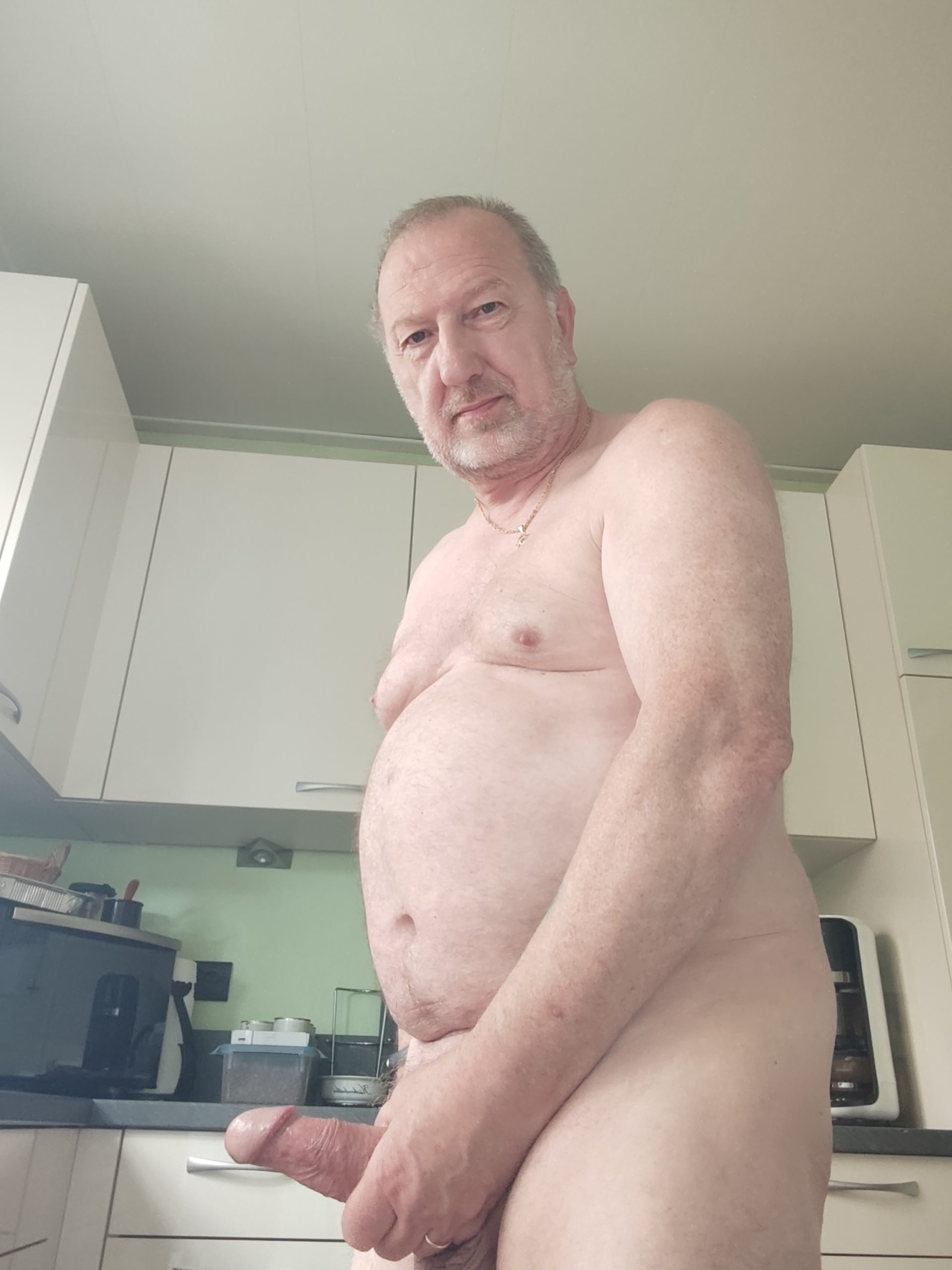 Nude in the kitchen