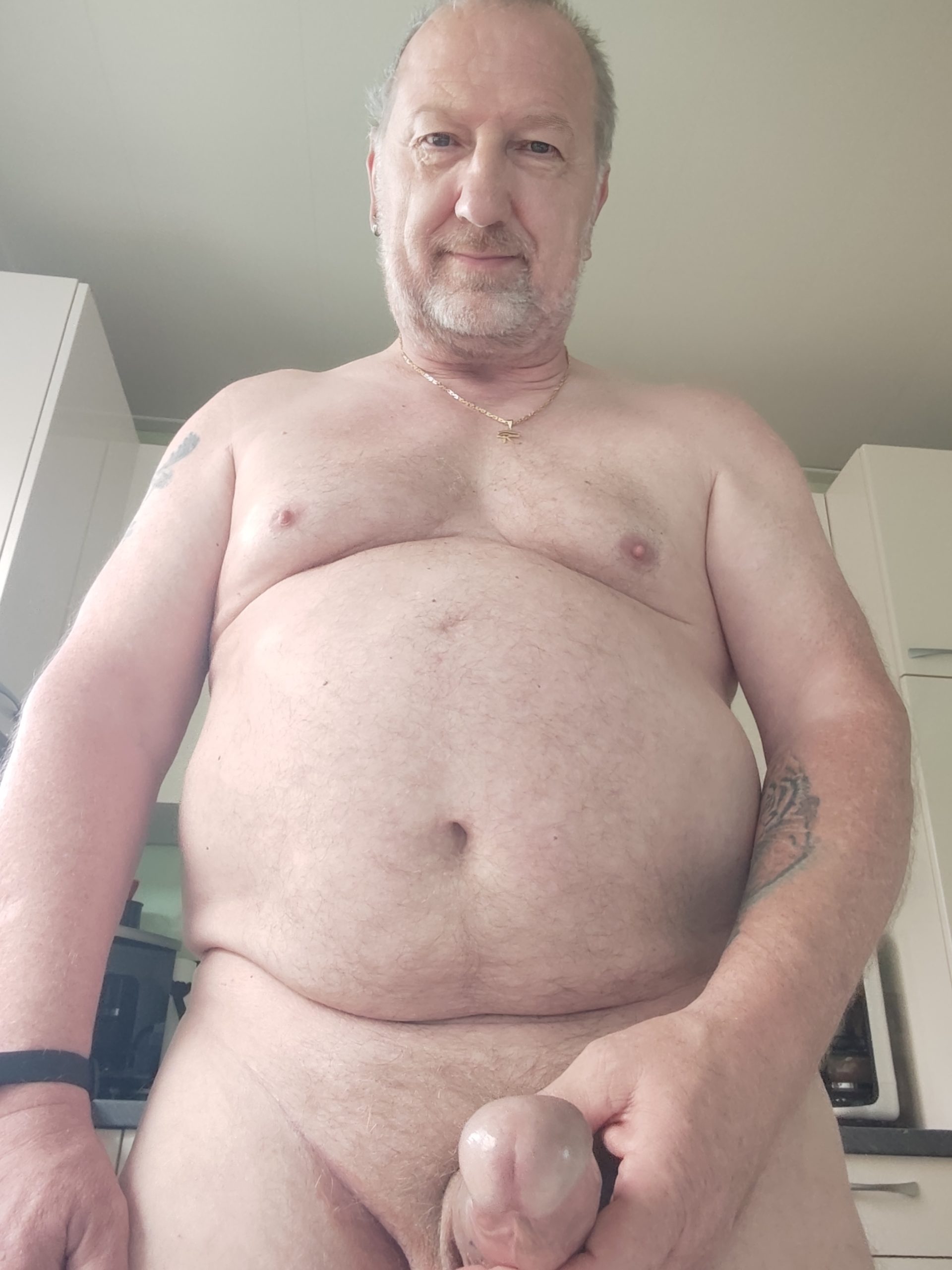 Nude in the kitchen