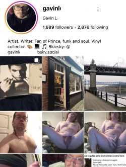 Newcastle artist Gavin L outed as sauna cocksucker