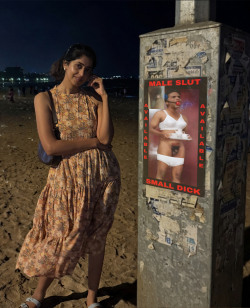 Small dick male sl*t poster in beach