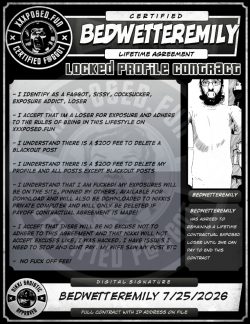 BedwetterEmily  – Locked Profile Contract