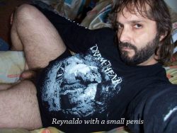 Reynaldo naked showing his penis