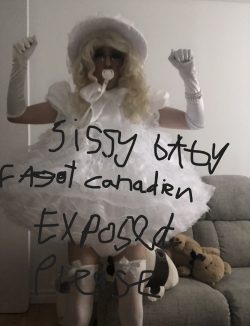 Sissy baby canadian exposed humiled