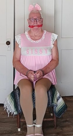 Sissy handcuffed
