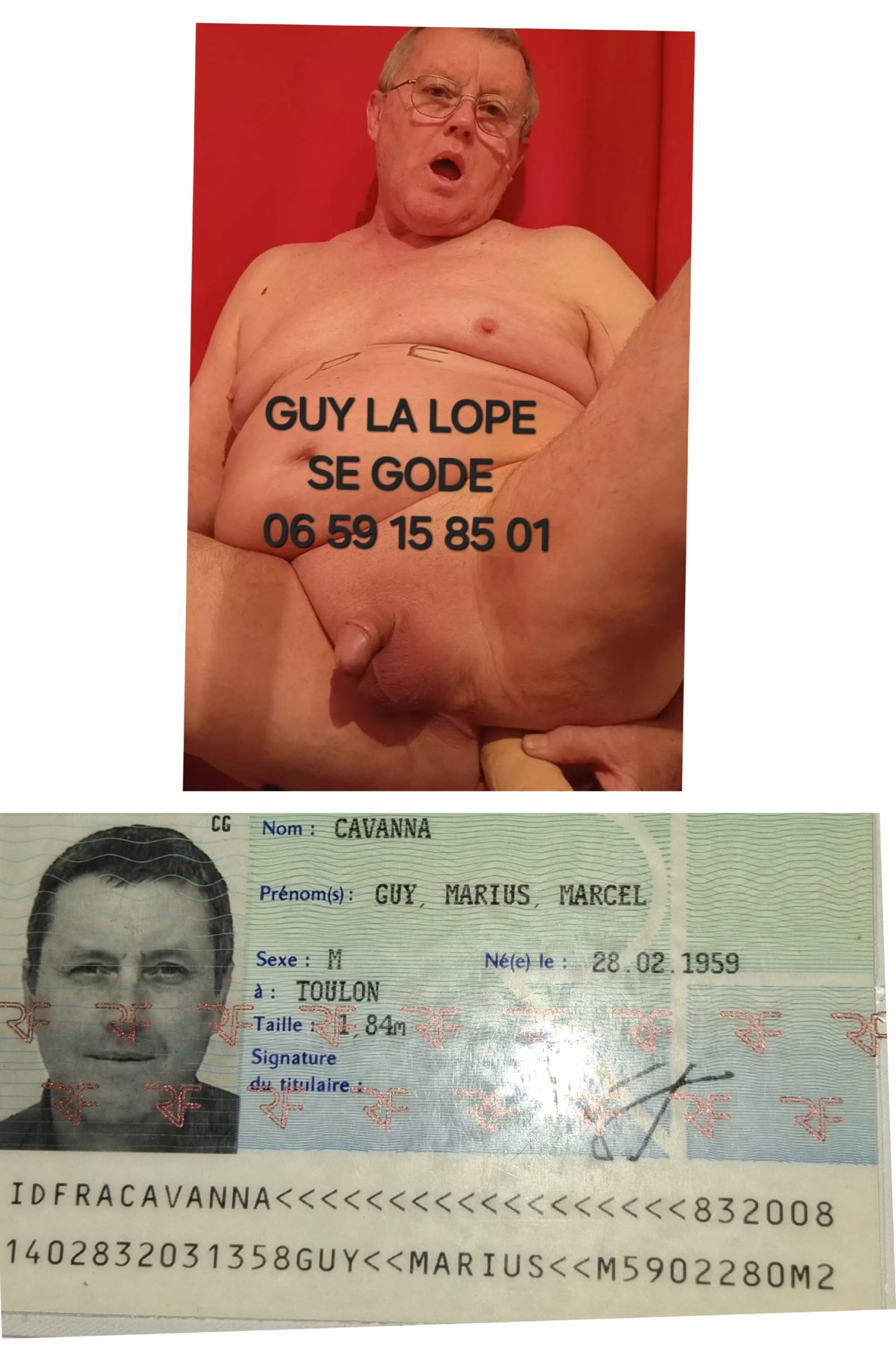 Guy la lope de Toulon dévoile son identité.