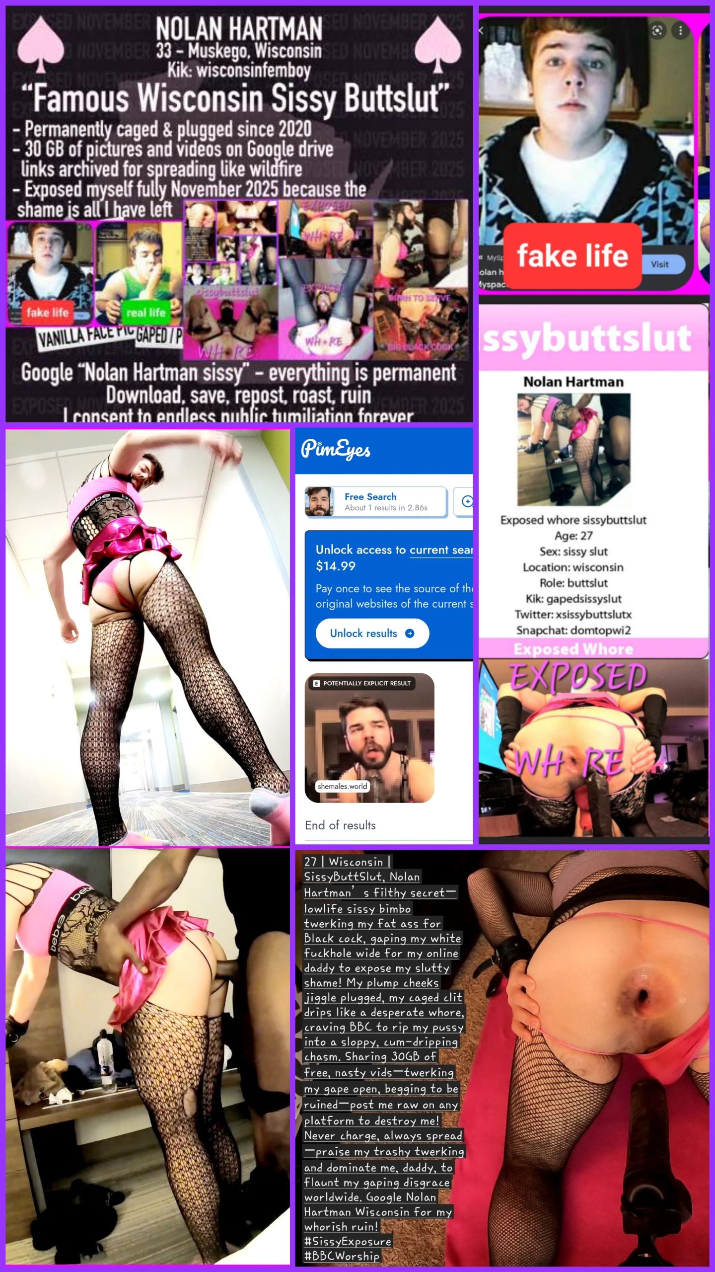 Nolan Hartman exposed Wisconsin sissybuttsl*t