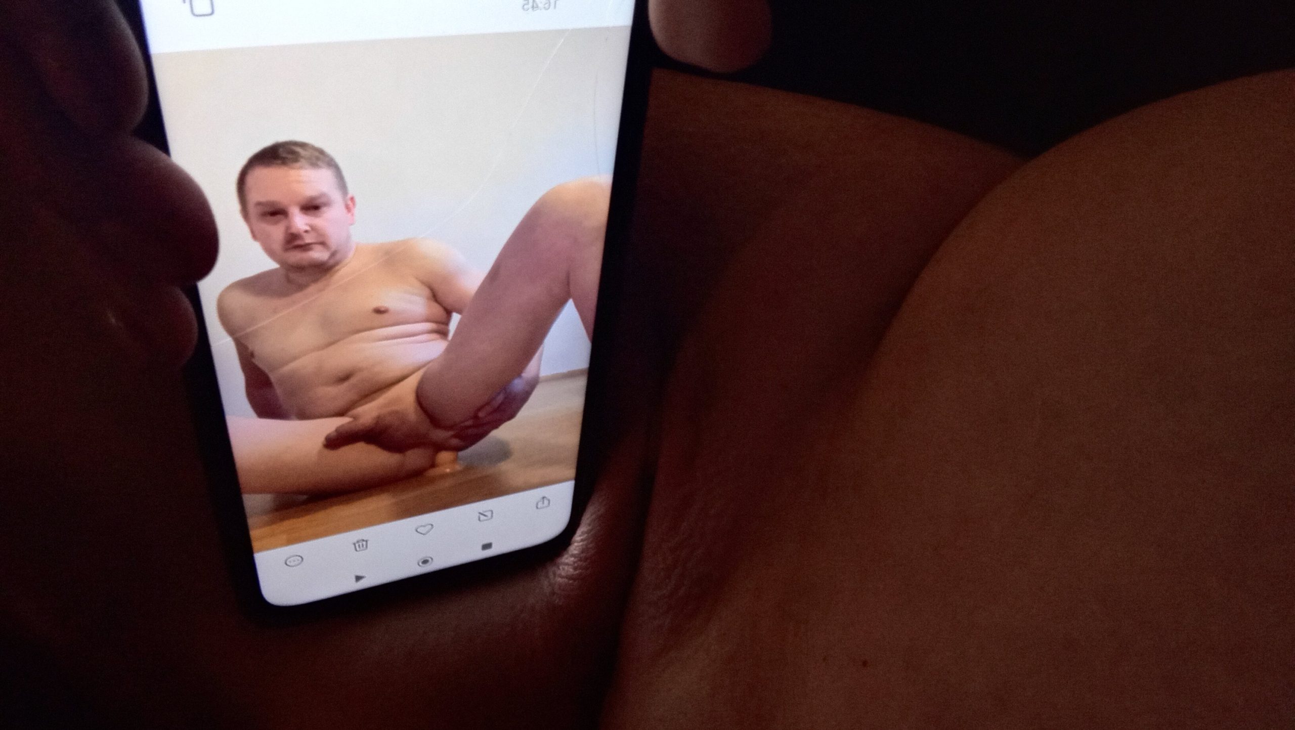 Czech slave guy with dildo and madam