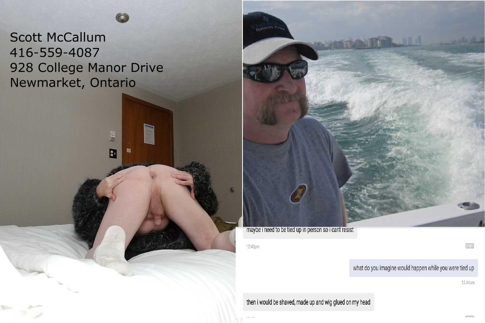 Cock wh*re Scott McCallum