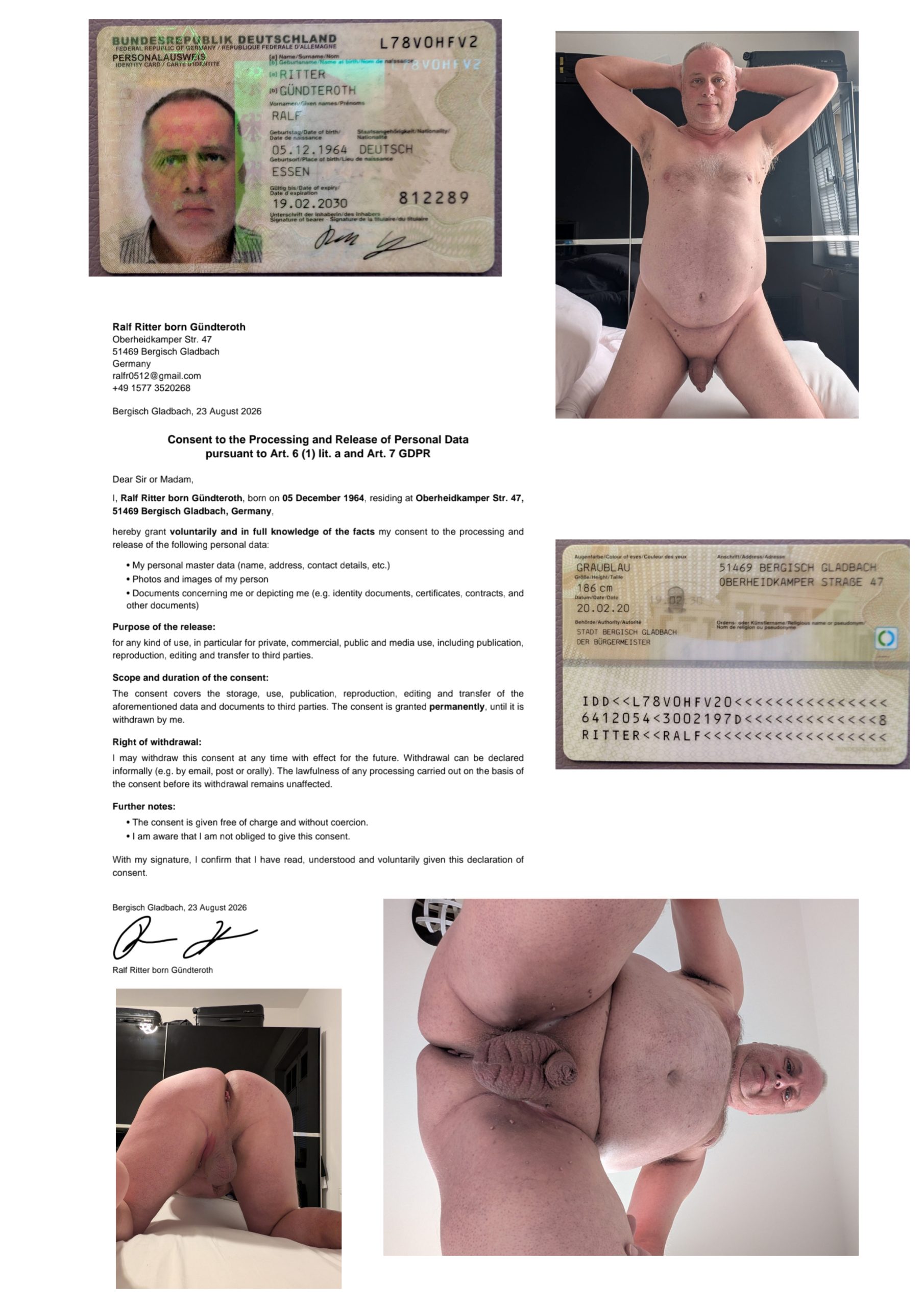 Ralf Riiter Cumdump born Ralf Gündteroth  – Ralf Ritter Cumdump